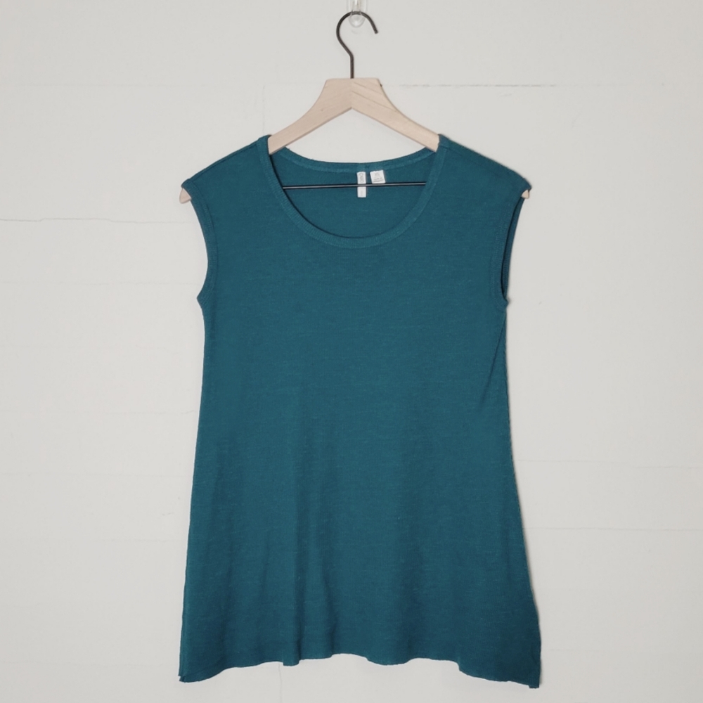 Cato | Forest Green Ribbed Tank Top